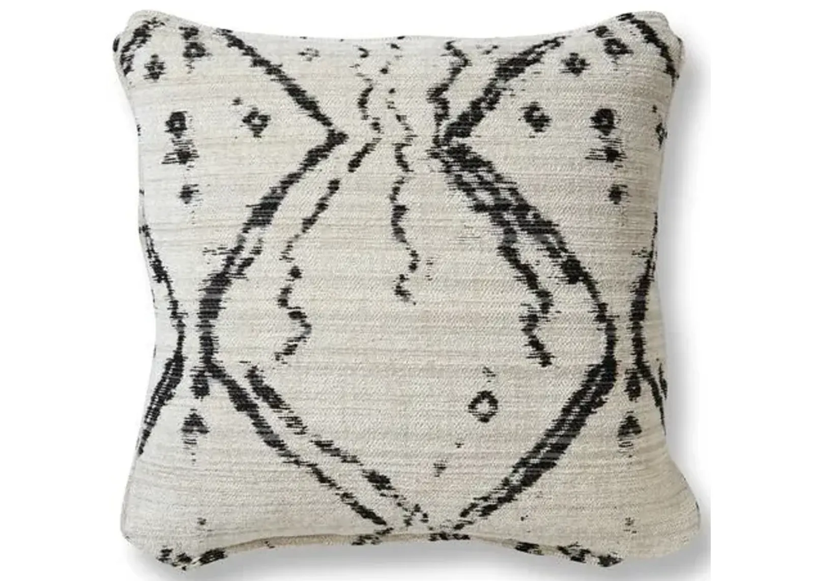 Hania 20x20 Pillow - Midnight/White - Miles Talbott