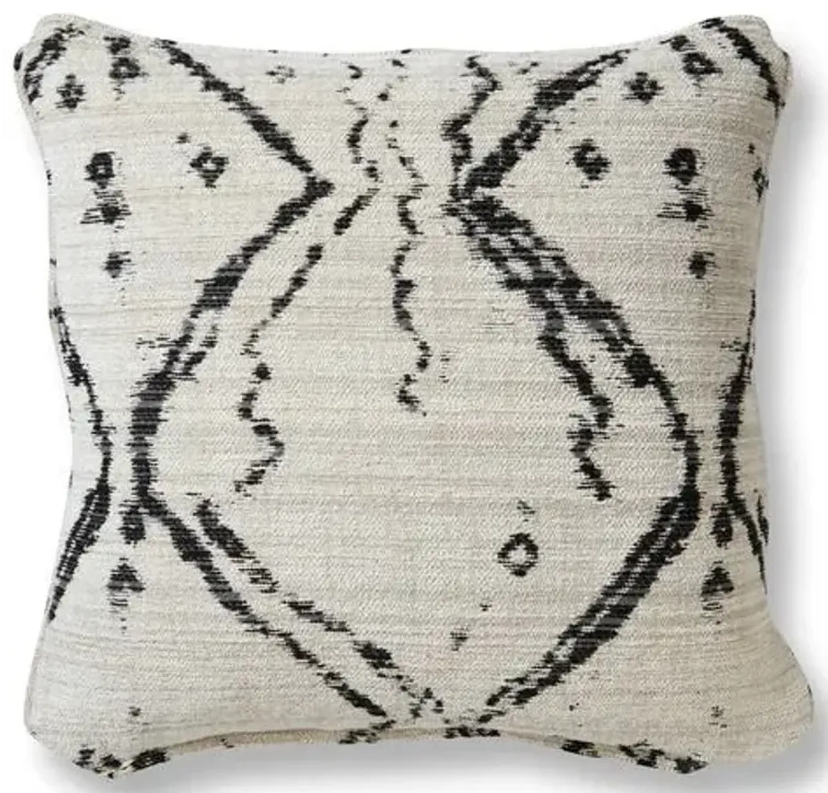 Hania 20x20 Pillow - Midnight/White - Miles Talbott