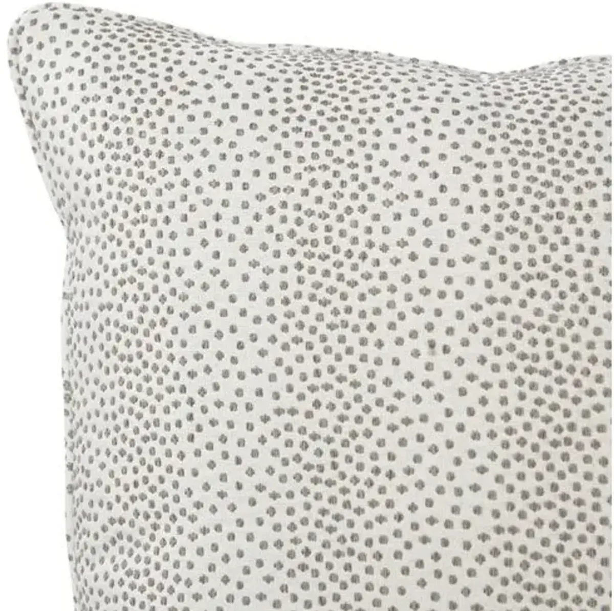 Break 20x20 Pillow - Pewter/White - Miles Talbott