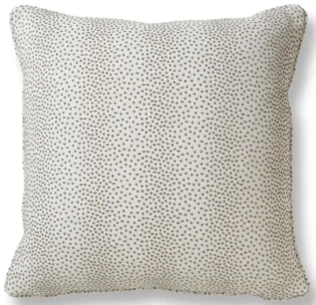 Break 20x20 Pillow - Pewter/White - Miles Talbott