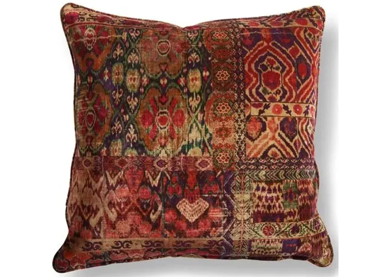 Rio 20x20 Pillow - Red - Miles Talbott