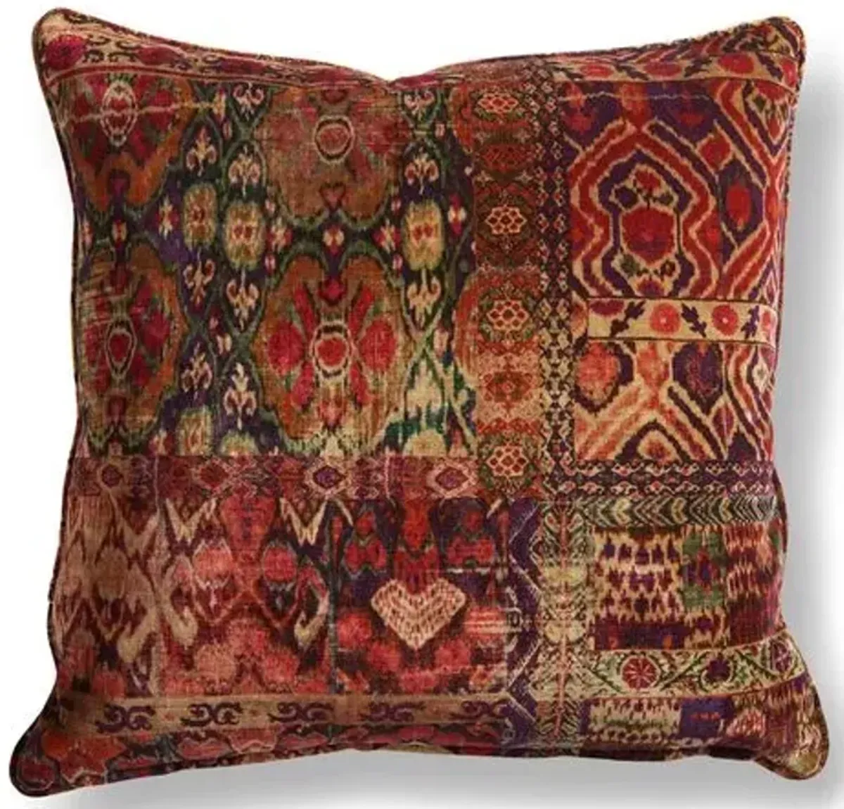 Rio 20x20 Pillow - Red - Miles Talbott