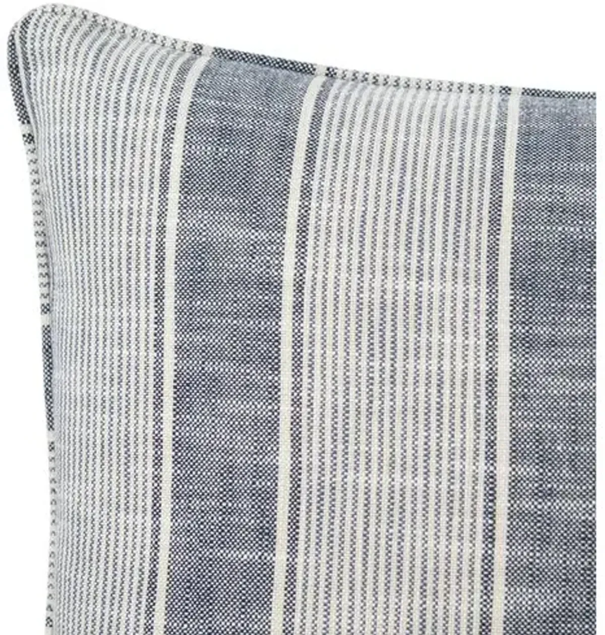 Lake 20x20 Pillow - Indigo Stripe - Miles Talbott