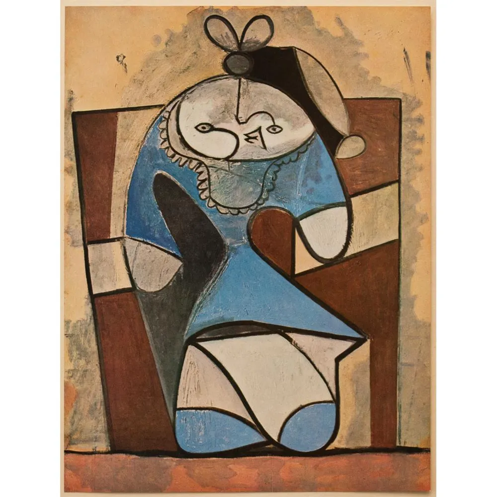 1947 Picasso - The Concierge's Daughter - Blue