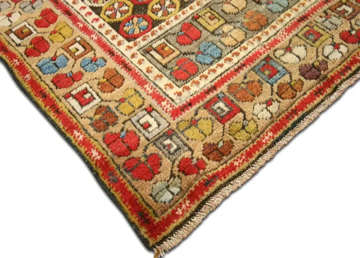 1960s Turkish Oushak Rug - 3'10" x 6'9" - Nalbandian - orange - orange