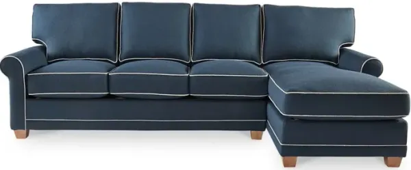 Reid RF Sectional, Navy