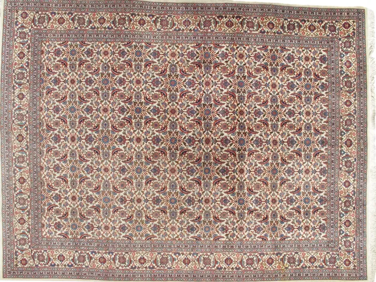 9'8"x12'7" Mahal Hand Woven Rug - Ivory - Ivory