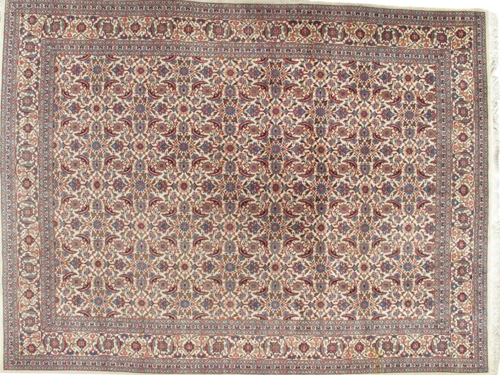 9'8"x12'7" Mahal Hand Woven Rug - Ivory - Ivory