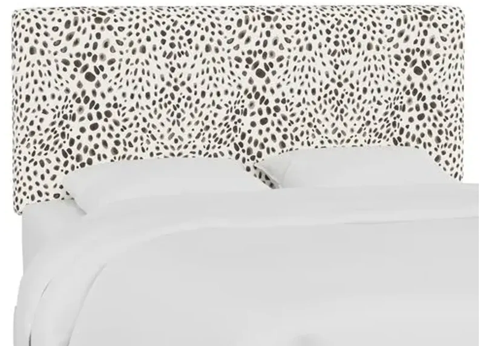 Novak Headboard - Cheetah - Handcrafted - Gray