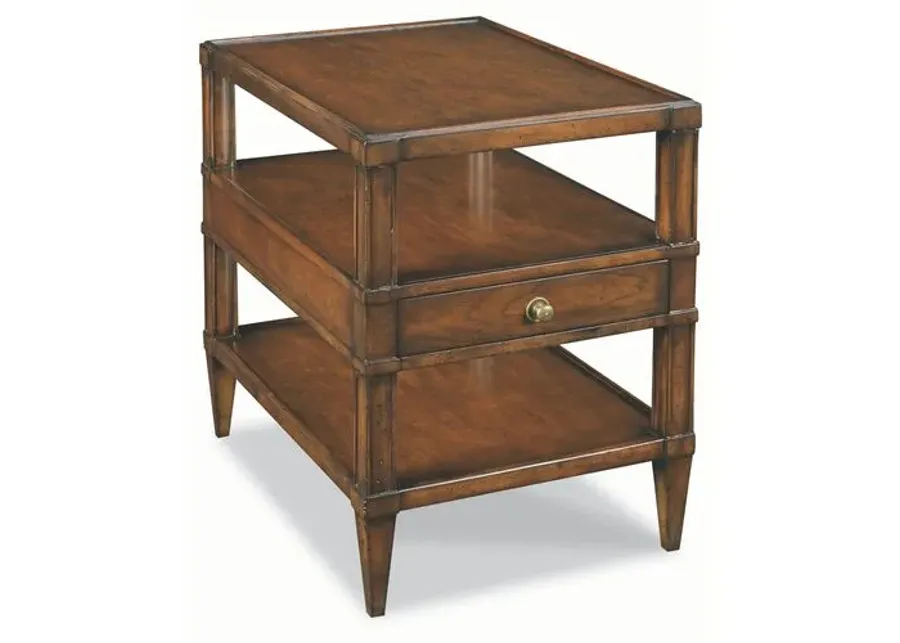 Roubaix Side Table - Walnut - Brown