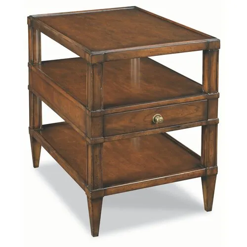 Roubaix Side Table - Walnut - Brown