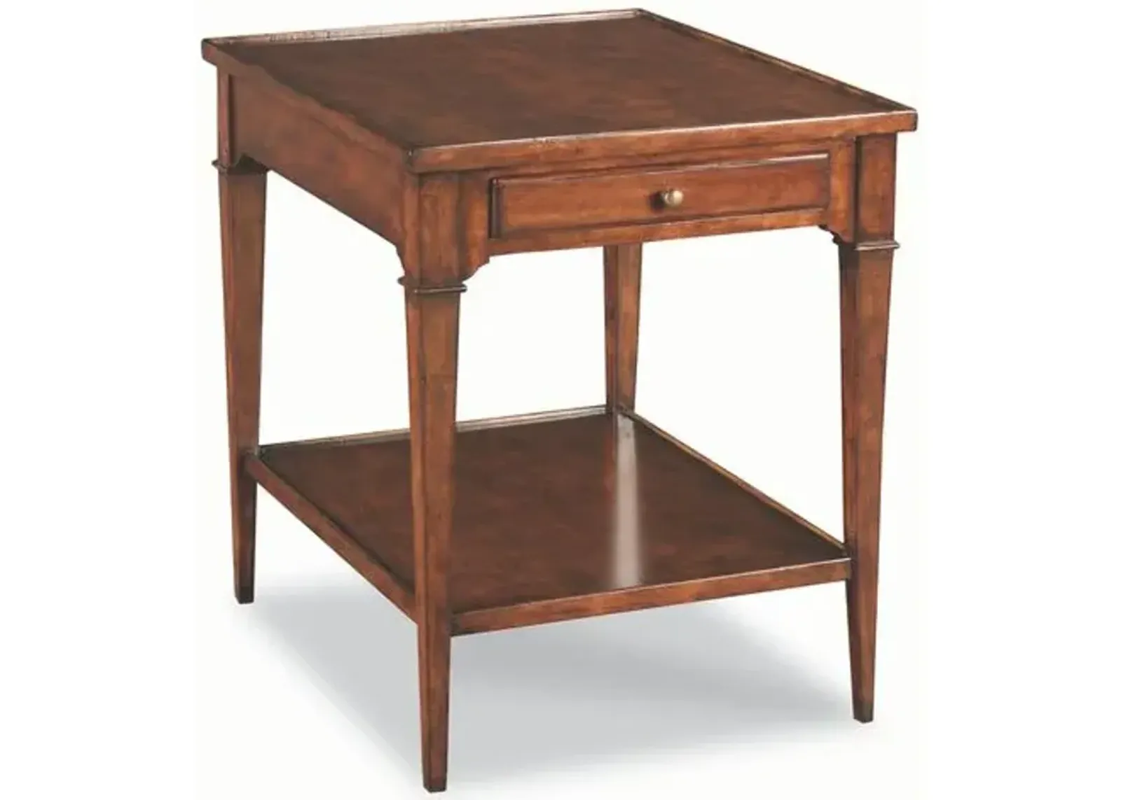 Angers Side Table - Cherry - Brown