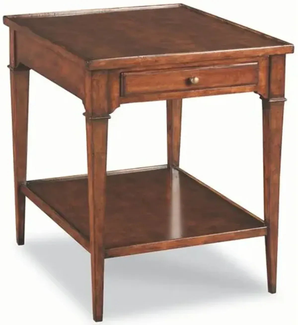 Angers Side Table - Cherry - Brown