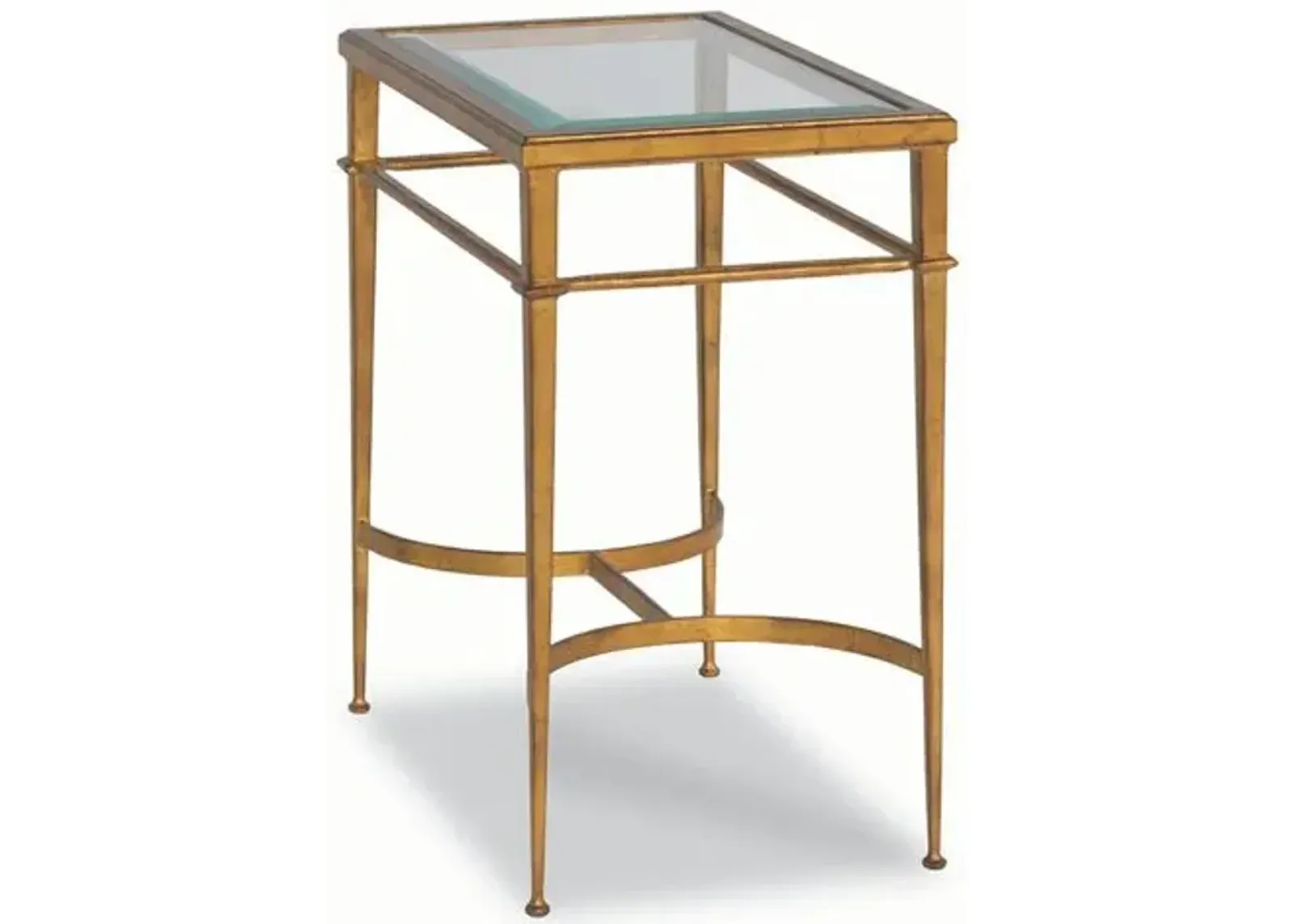 Vienne Rectangle Side Table - Gold Leaf