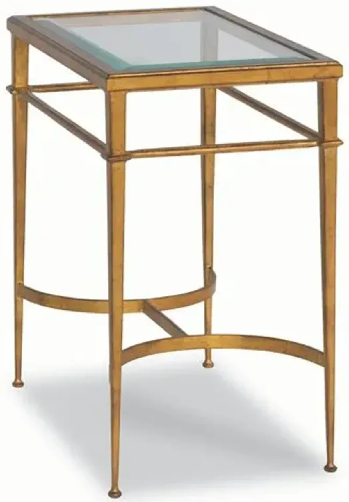 Vienne Rectangle Side Table - Gold Leaf