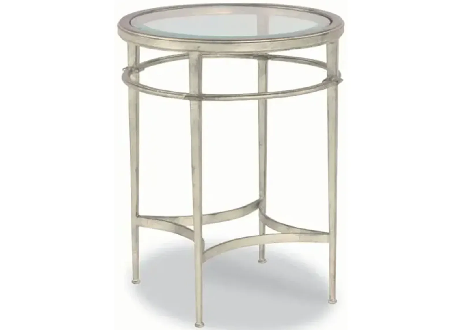 Vienne Round Side Table - Silver