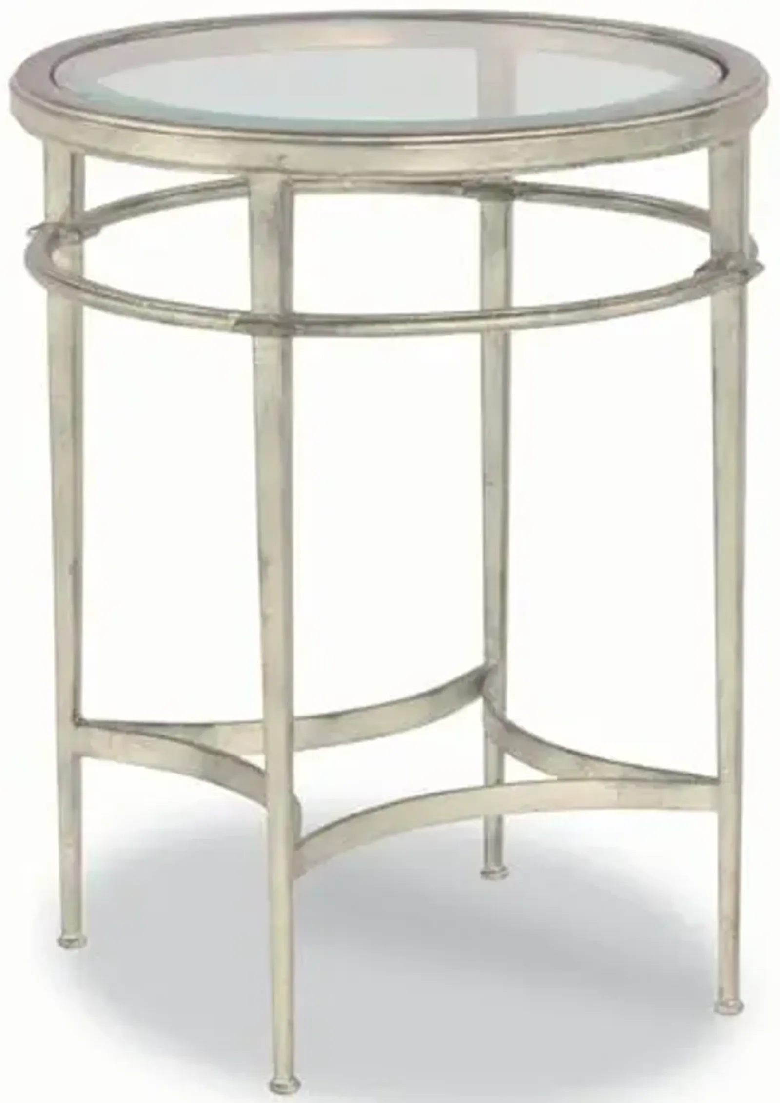 Vienne Round Side Table - Silver