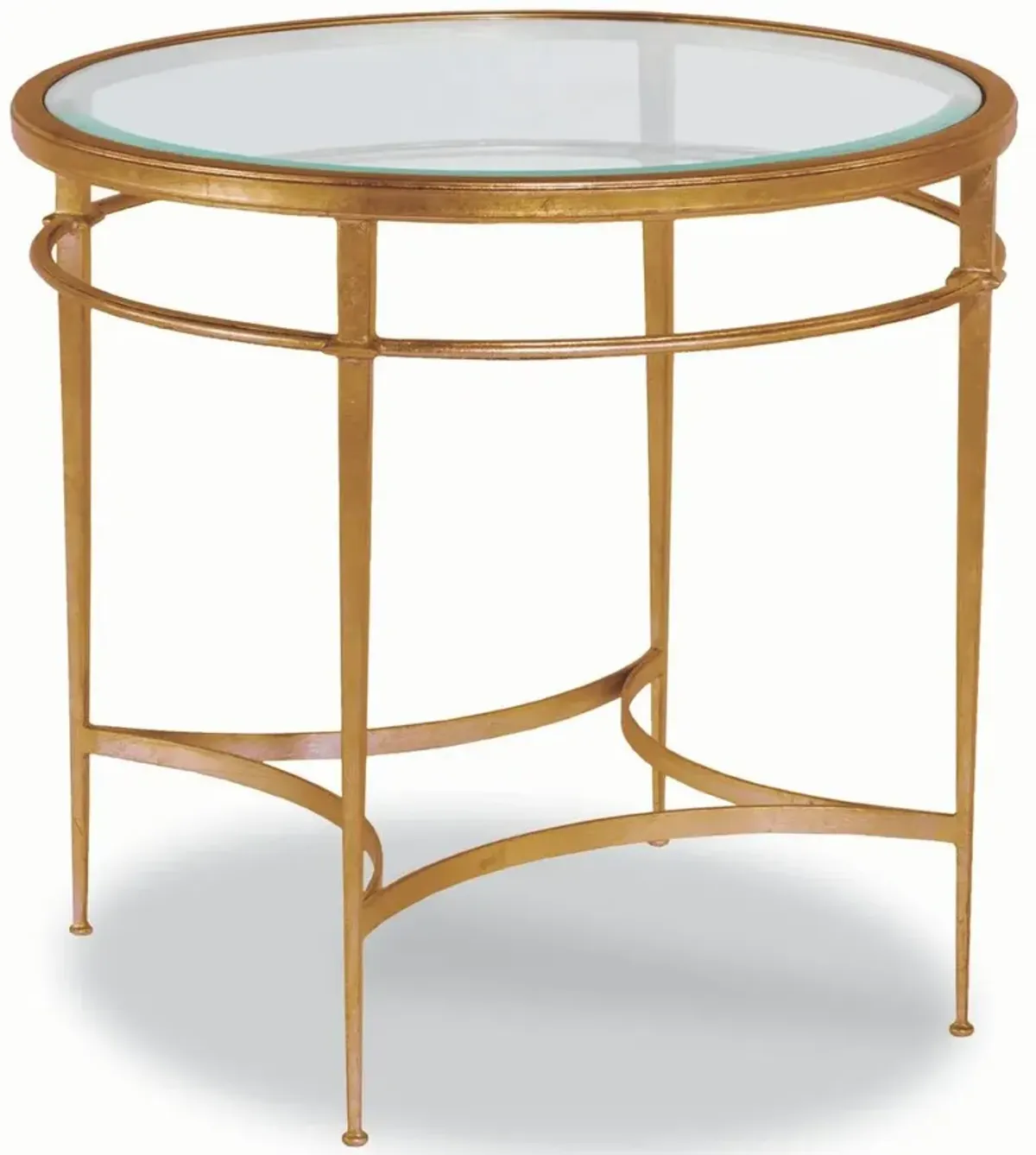 Vienne Side Table, Gold Leaf