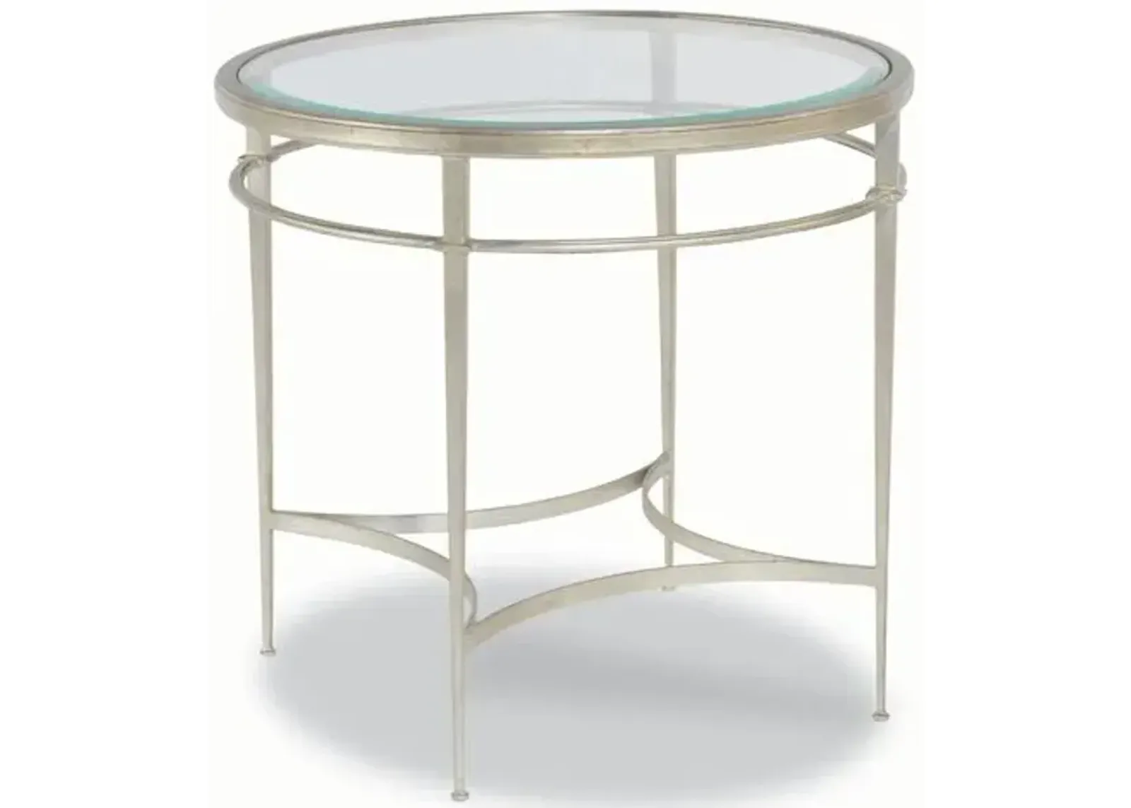 Forbach Side Table - Silver Leaf