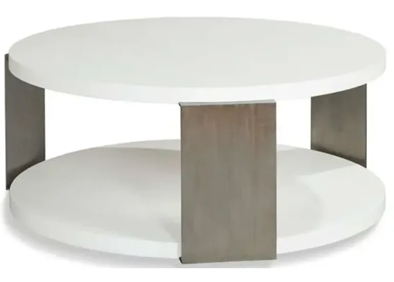 Coaraze Coffee Table - Alabaster - White