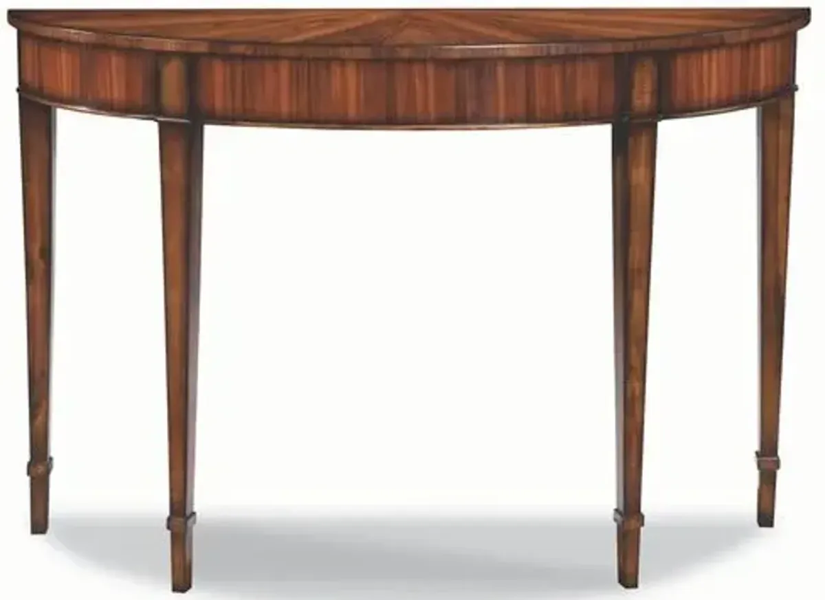 Metz Console - Burl Oak