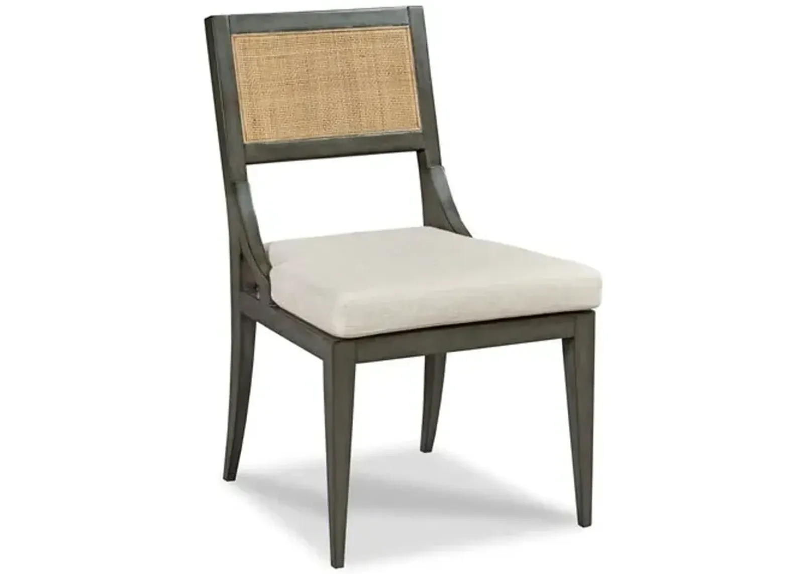 Aubry Side Chair - Charcoal - Beige