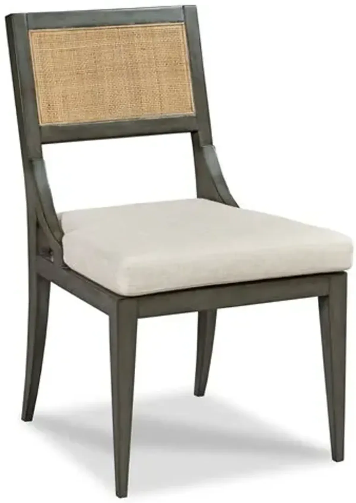 Aubry Side Chair - Charcoal - Beige