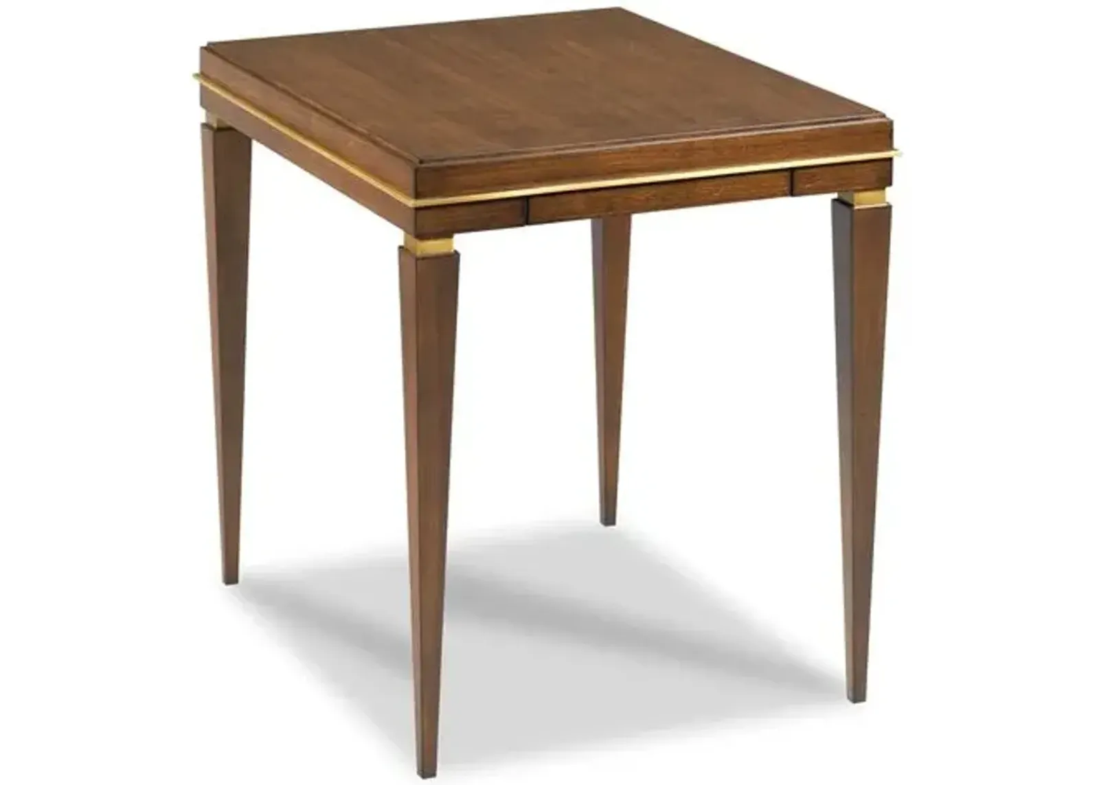 Huet Side Table - Walnut - Brown