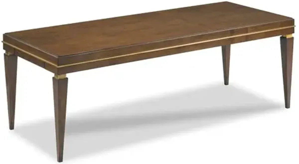 Huet Coffee Table - Walnut - Brown