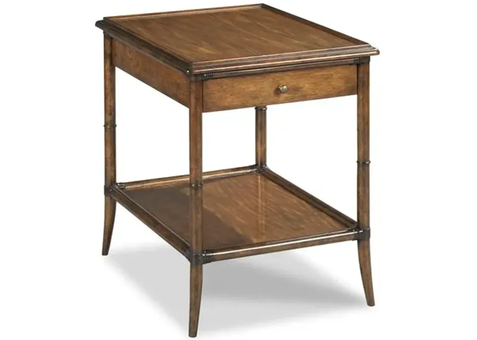 Roanne 1-Drawer Side Table - Hazelnut