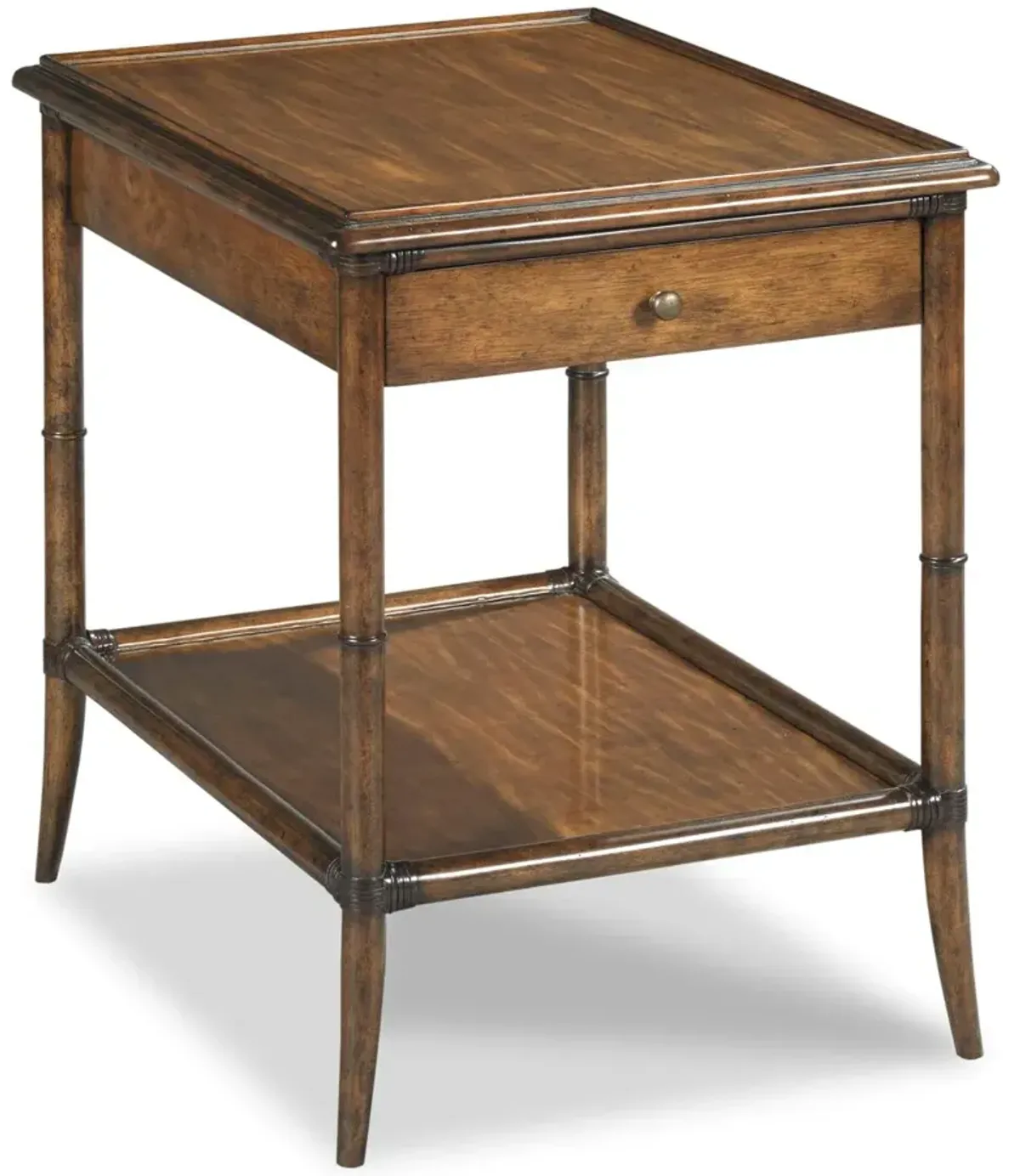 Roanne 1-Drawer Side Table, Hazelnut