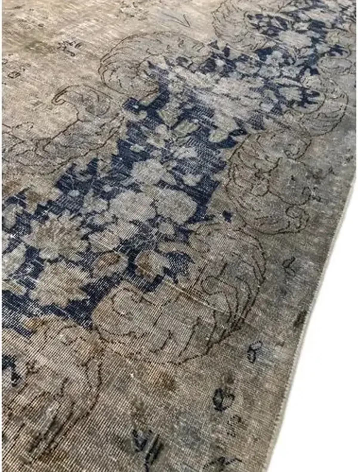 9'6"x12'6" Nikfar Hand-Knotted Rug - Blue - F.J. Kashanian - Blue