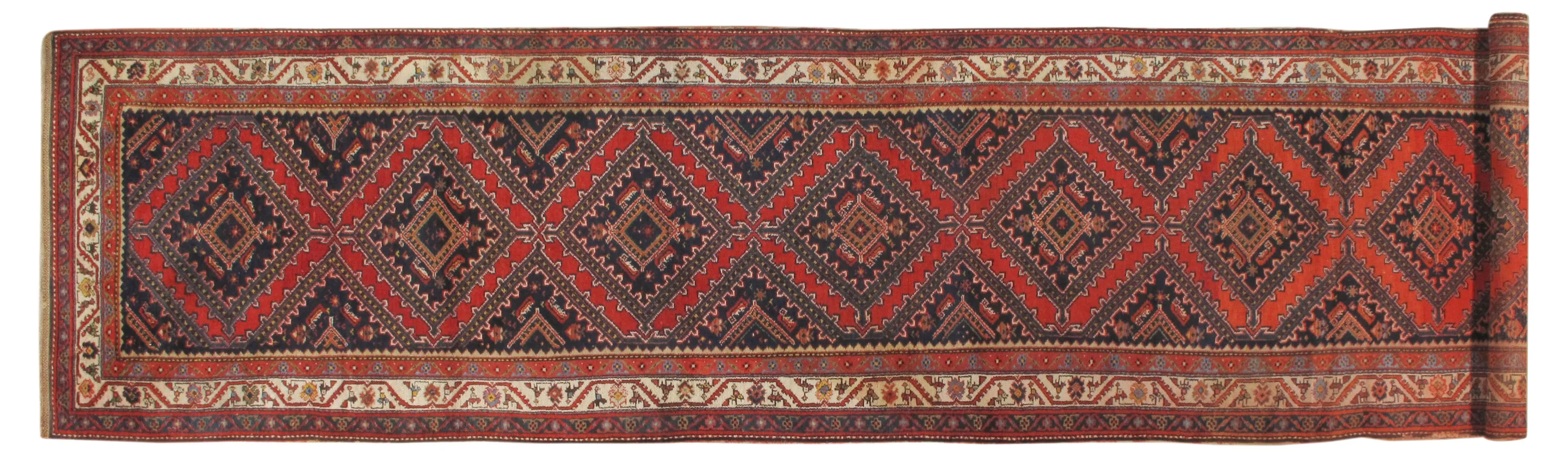 Malayer Runner - 3'6" x 14'6" - Red