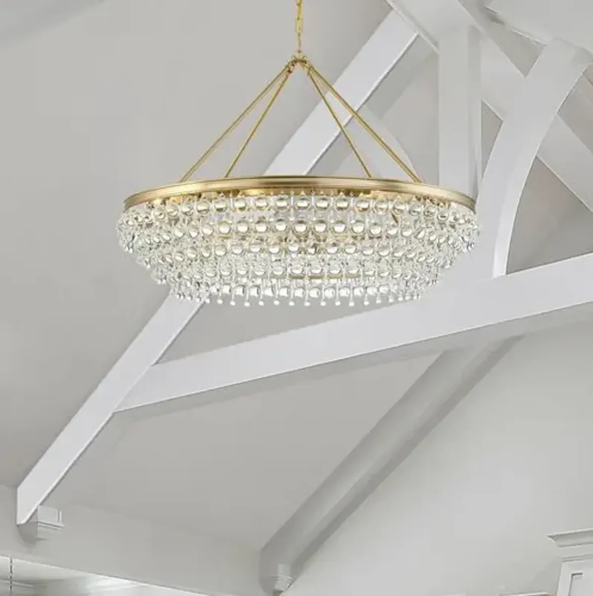 Calypso 8-Light Chandelier - Vibrant Gold - Crystorama