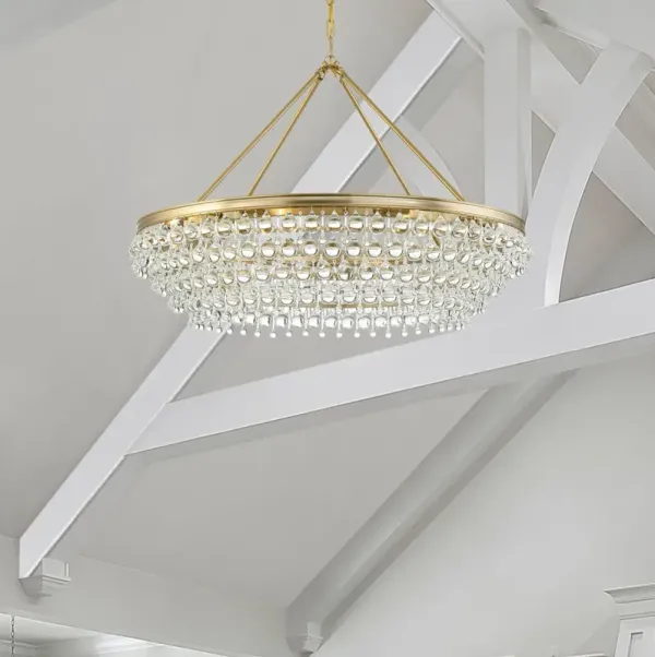 Calypso 8-Light Chandelier - Crystorama - Gold