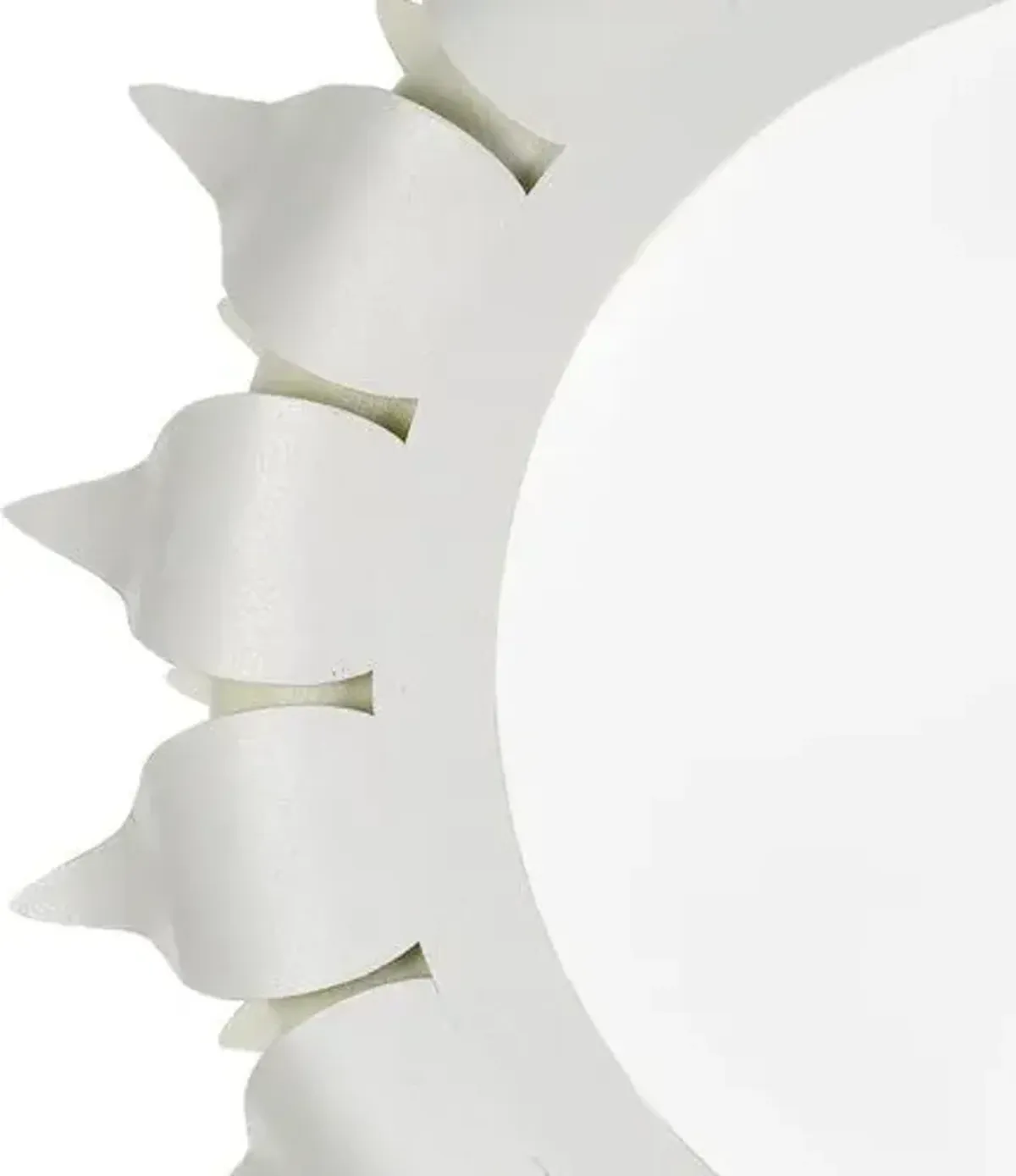 Broche Flush Mount - Matte White - Crystorama