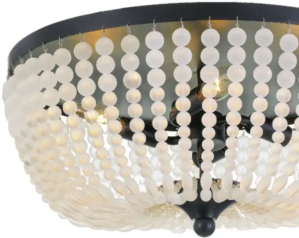 Rylee Flush Mount - Matte Black - Crystorama