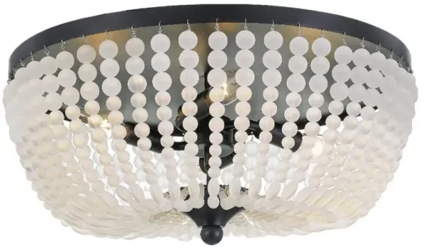 Rylee Flush Mount - Matte Black - Crystorama