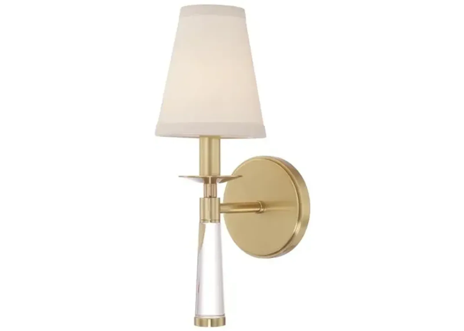 Baxter Sconce - Aged Brass - Crystorama - Gold