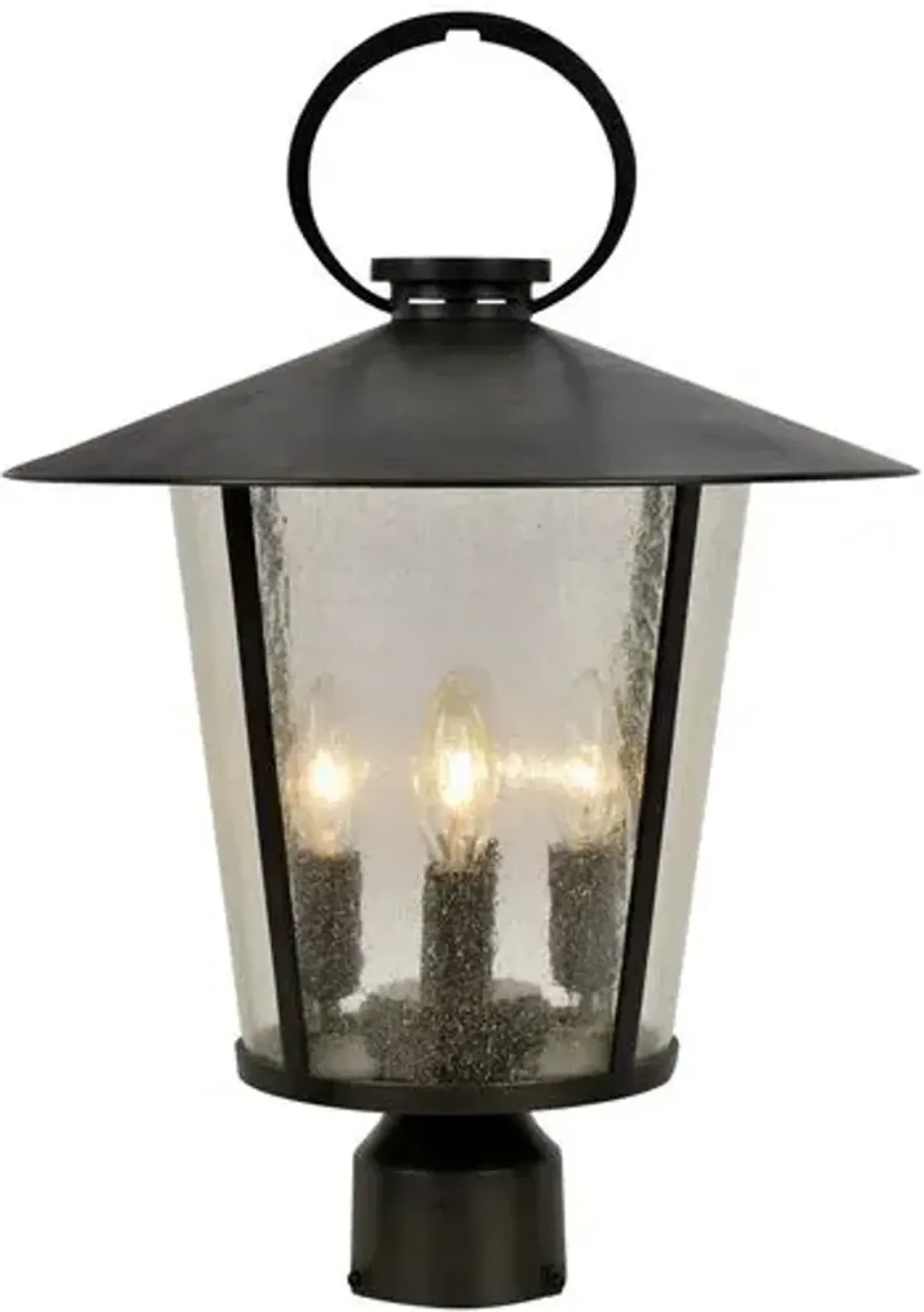 Andover 4-Light Outdoor Post Mount - Matte Black - Crystorama