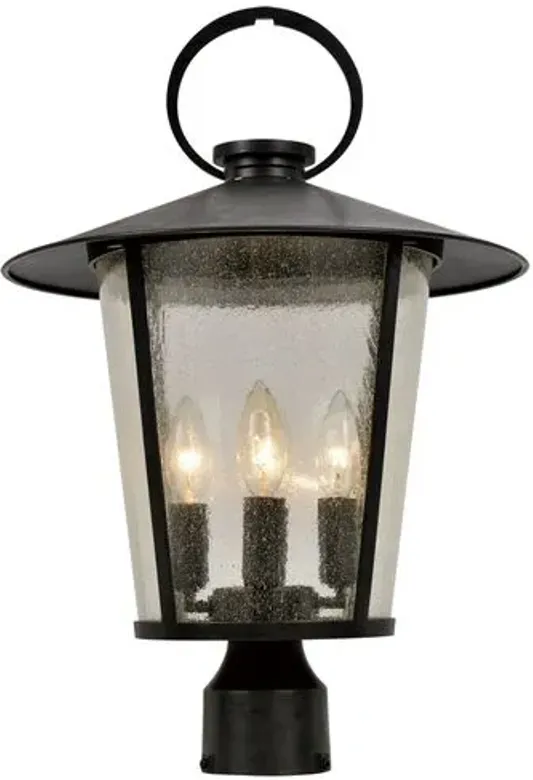 Andover 4-Light Outdoor Post Mount - Matte Black - Crystorama