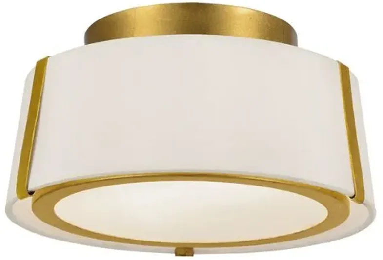 Fulton Flush Mount - Antiqued Gold - Crystorama