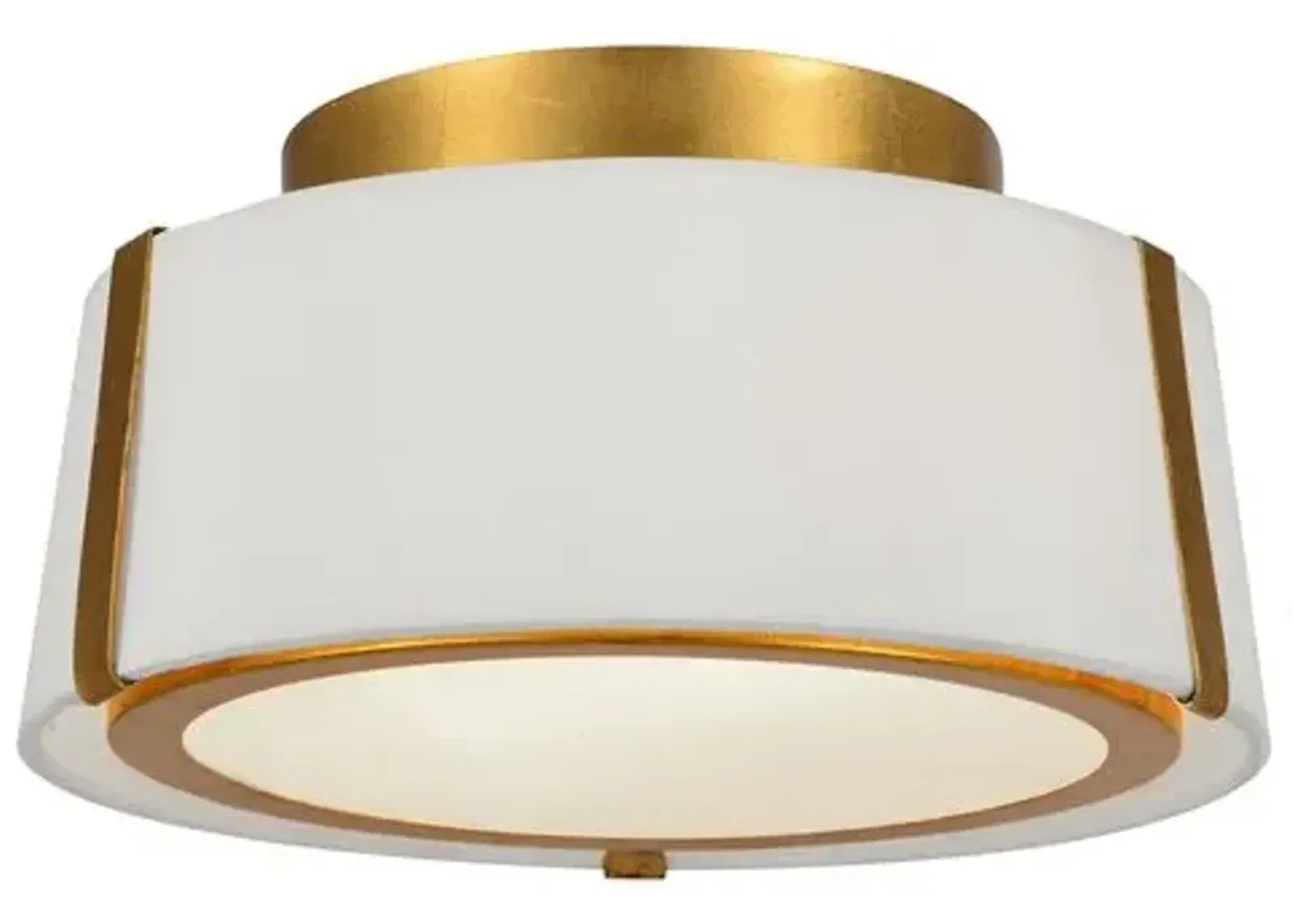 Fulton Flush Mount - Antiqued Gold - Crystorama