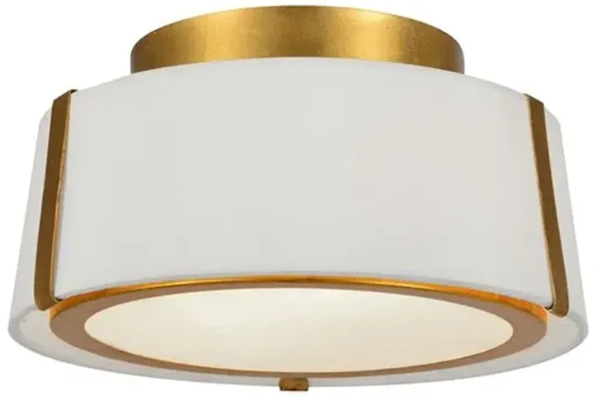 Fulton Flush Mount - Antiqued Gold - Crystorama