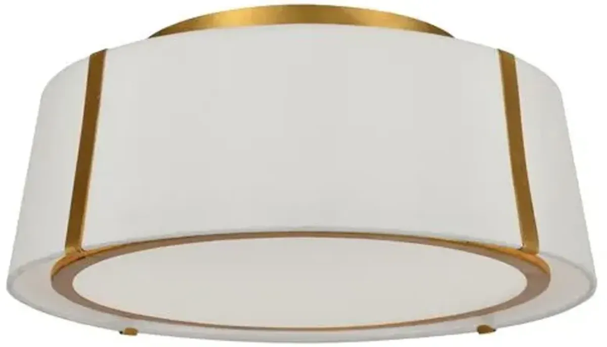 Fulton Flush Mount - Antiqued Gold - Crystorama