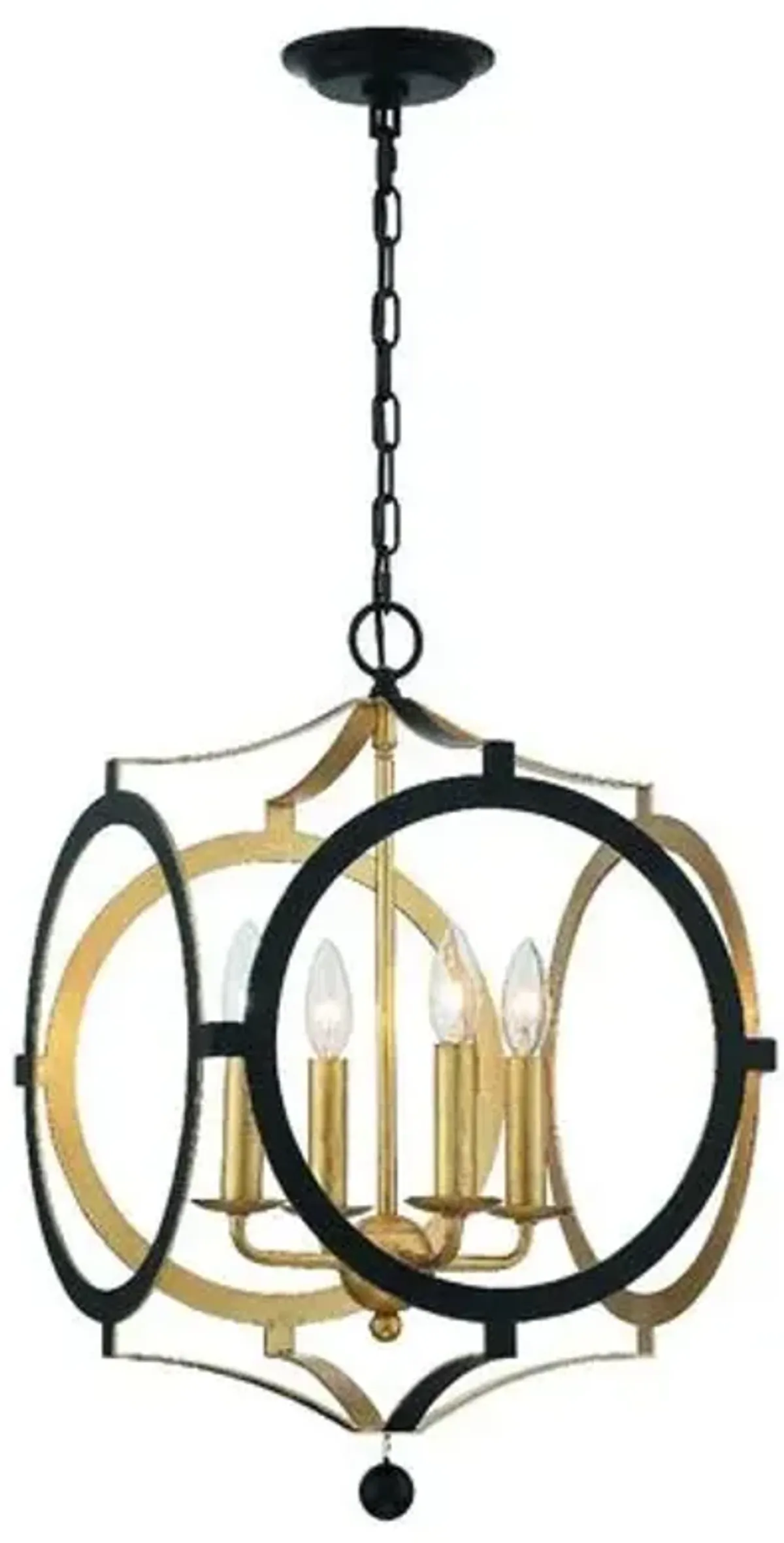 Odelle Chandelier - Matte Black - Crystorama