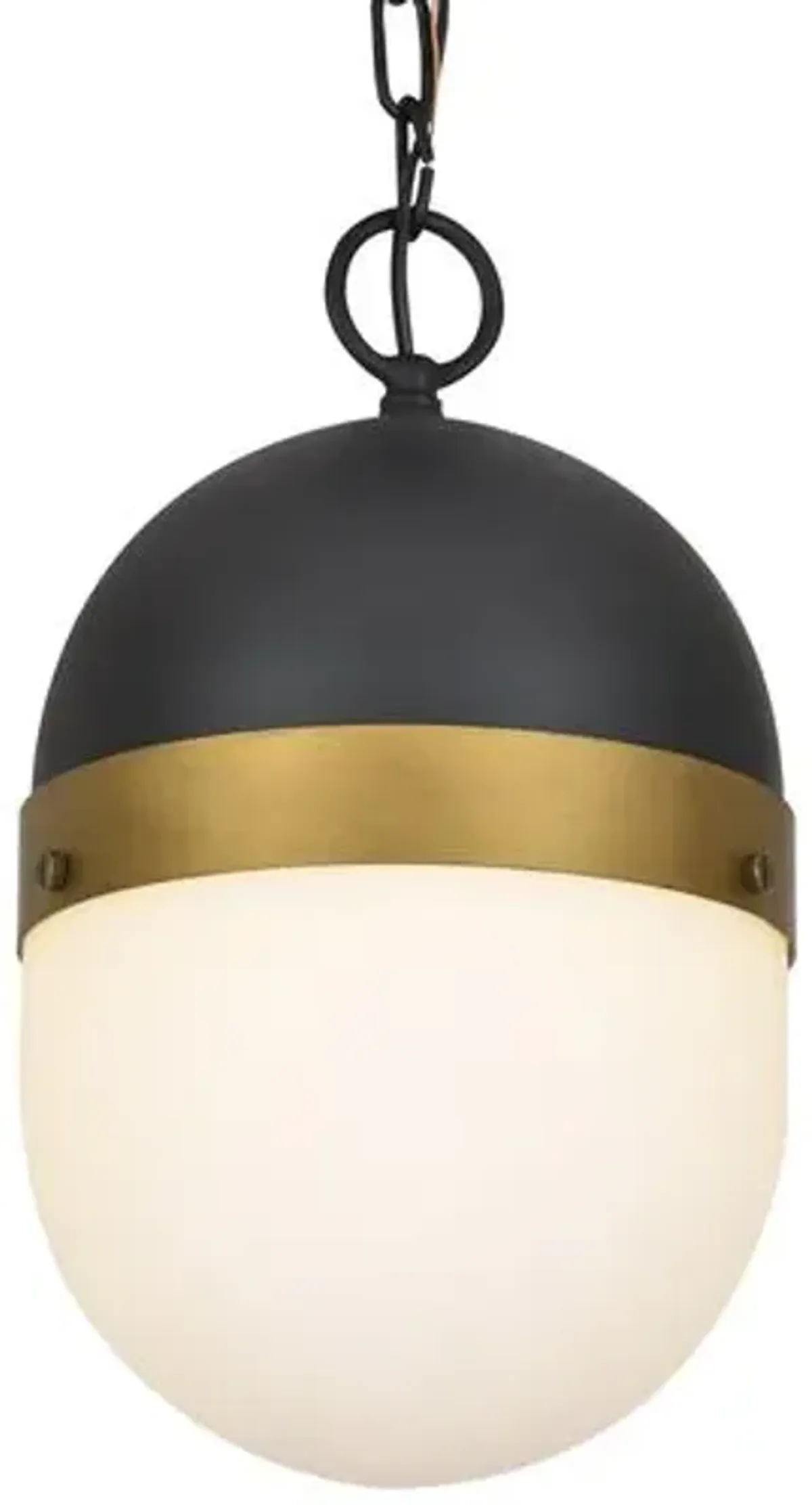 Capsule Outdoor Pendant - Matte Black - Crystorama