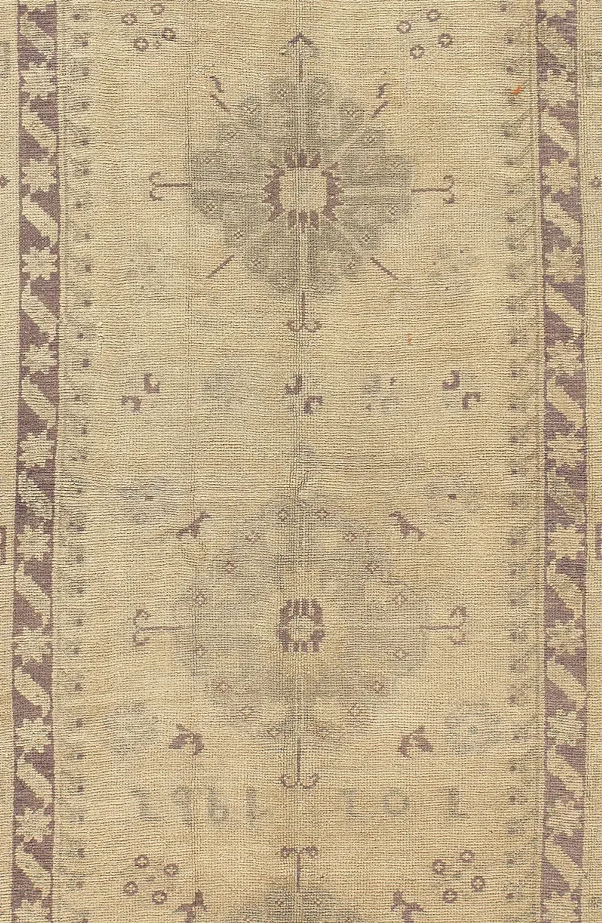 Turkish Oushak Runner 4'9" x 11'3" - Beige