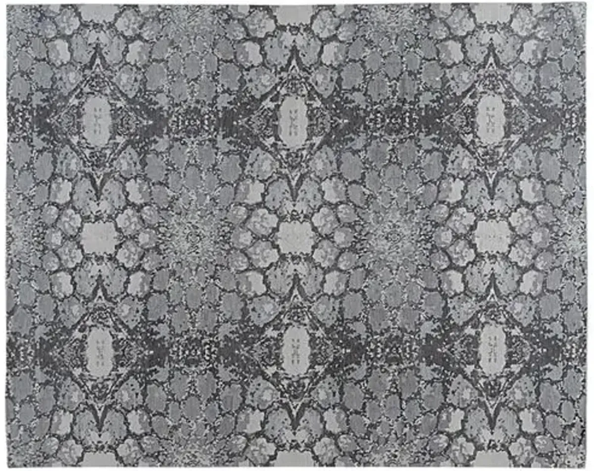 Maurice Hand-Knotted Rug - Gray/Black - STARK - Gray