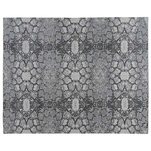 Maurice Hand-Knotted Rug - Gray/Black - STARK - Gray